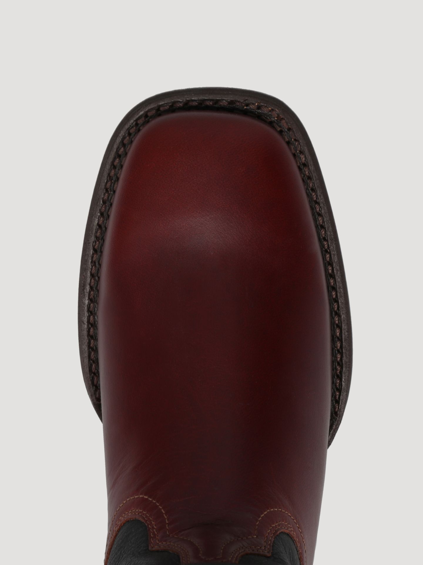 Мужские ботинки Wrangler Macon Squared-Toe Two-Tone Western, цвет: Чёрный / Рыжевато-коричневый — фото 5