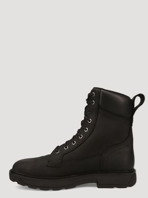 Men's Saxon Lace-Up Work Boot in Black