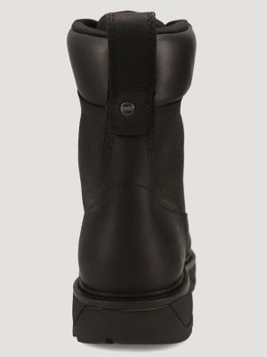 Men's Saxon Lace-Up Work Boot in Black