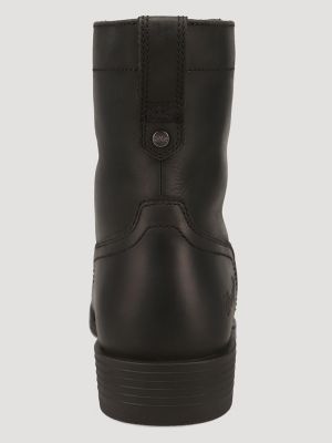 Men's Fargo Lace-Up Roper Western Boot in Black