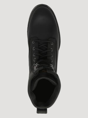 Men's Fargo Lace-Up Roper Western Boot in Black