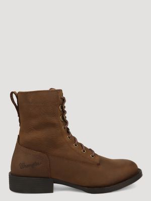 Men's Fargo Lace-Up Roper Western Boot in Brown