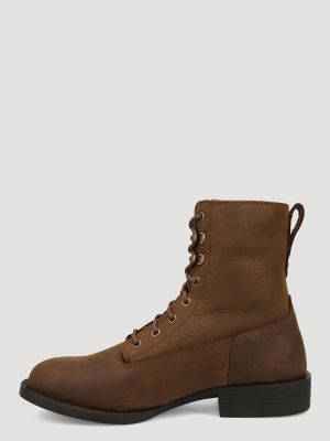 Men's Fargo Lace-Up Roper Western Boot in Brown