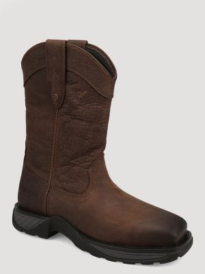 Women's Sammie Steel-Toe Work Boot in Bridle Brown