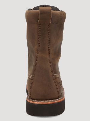 Women's Toni Steel-Toe Lace-Up Work Boot in Grey