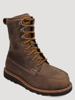 Women's Toni Steel-Toe Lace-Up Work Boot in Grey