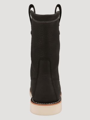 Men's Tex Steel-Toe Wedge Work Boot in Black alternative view 3
