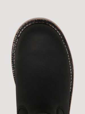 Men's Tex Steel-Toe Wedge Work Boot in Black alternative view 4