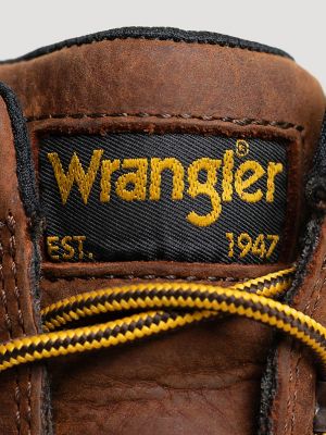 Men's Tyrell Steel-Toe Work Boot in Saddle Tan