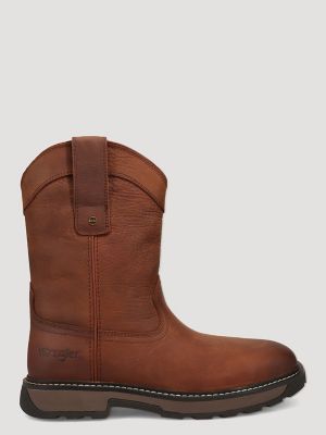 Men's Sawyer Steel-Toe Work Boot in Brown