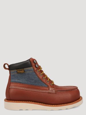 Men's Trigger Steel-Toe Denim Work Boot