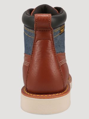 Men's Trigger Steel-Toe Denim Work Boot