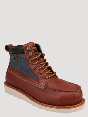 Men's Trigger Steel-Toe Denim Work Boot