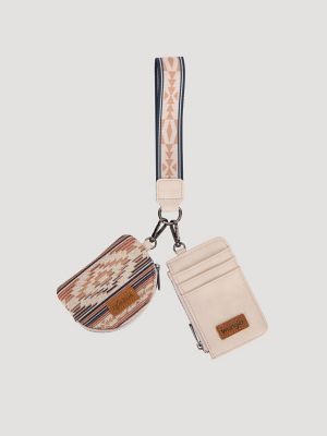 Southwestern Wallet Card Set in Tan