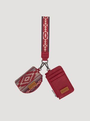 Southwestern Wallet Card Set in Red