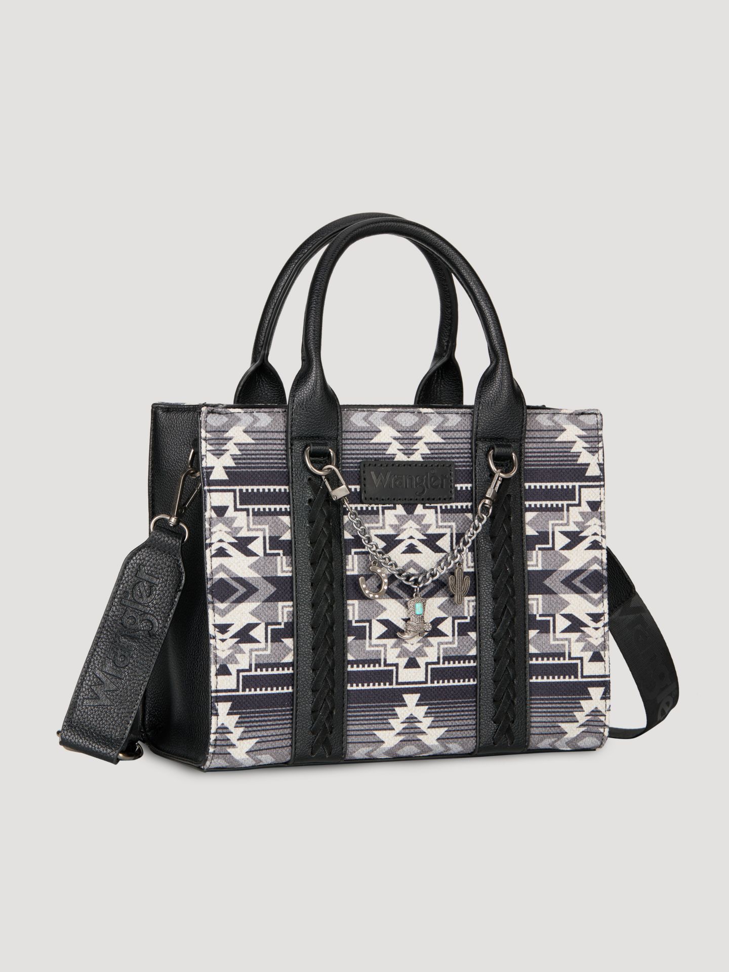 Женская сумка Wrangler Mini Southwestern Charm Tote, цвет: Чёрный — фото 3
