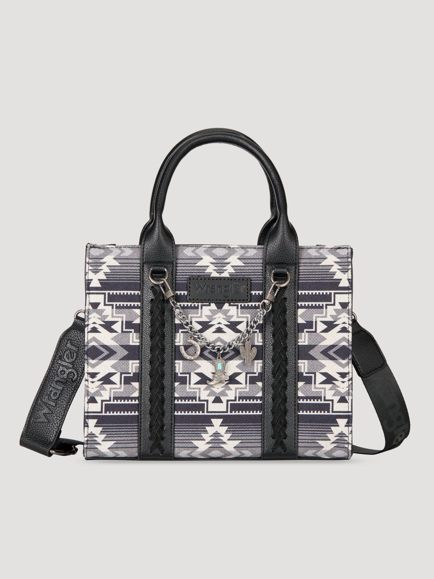 Женская сумка Wrangler Mini Southwestern Charm Tote, цвет: Чёрный — фото 1