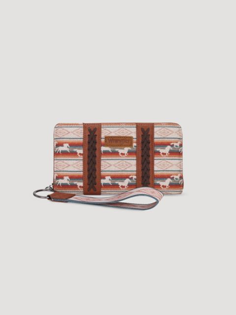 Женская сумка Wrangler Running Horses Wristlet, цвет: Бежевый