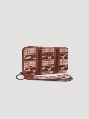 Running Horses Wristlet