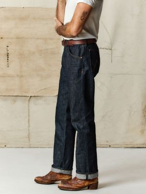 Wrangler x Imogene + Willie 10MW White Oak Selvedge Men's Jean in Indigo Rigid alternative view 2