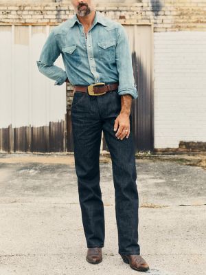 Wrangler x Imogene + Willie 10MW White Oak Selvedge Men's Jean in Indigo Rigid main view