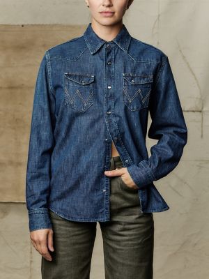 Wrangler x Imogene + Willie 27MW Men's Washed Western Snap