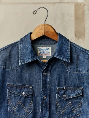 Wrangler x Imogene + Willie 27MW Men's Washed Western Snap