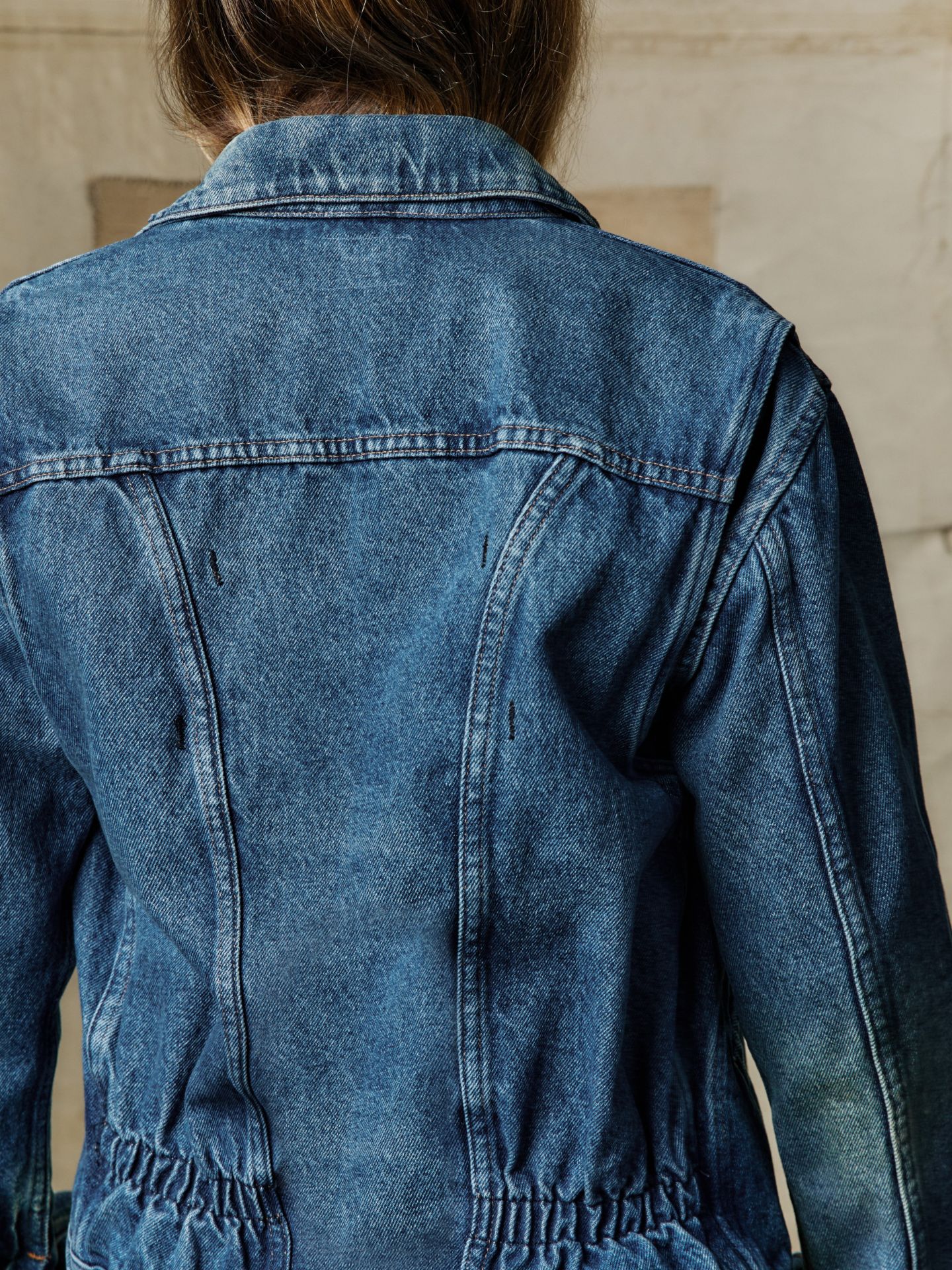 Мужская куртка Wrangler x Imogene + Willie 11MJZ Washed Denim, цвет: Потёртый — фото 5