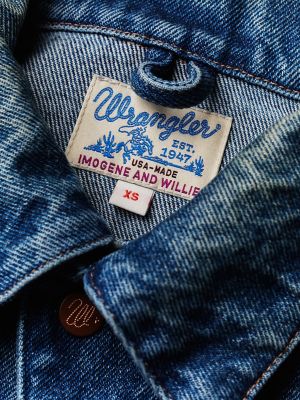 Wrangler x Imogene + Willie 11MJZ Men's Washed Denim Jacket
