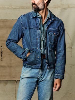 Wrangler x Imogene + Willie 11MJZ Men's Washed Denim Jacket