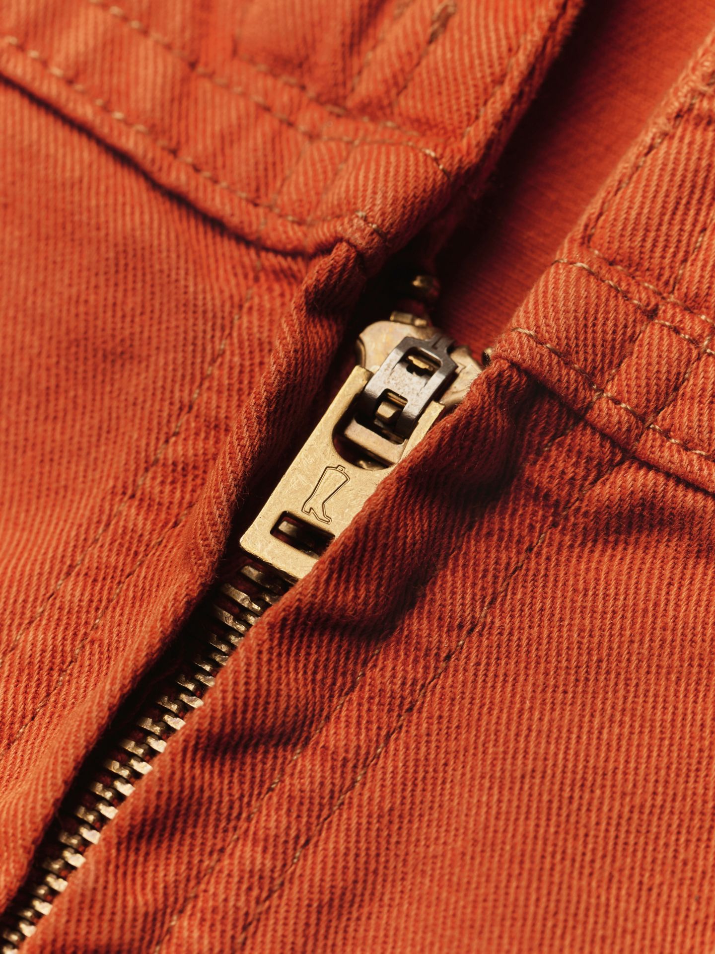 Мужская куртка Wrangler x Imogene + Willie 12MJZ Sunfaded, цвет: Оранжевый — фото 9