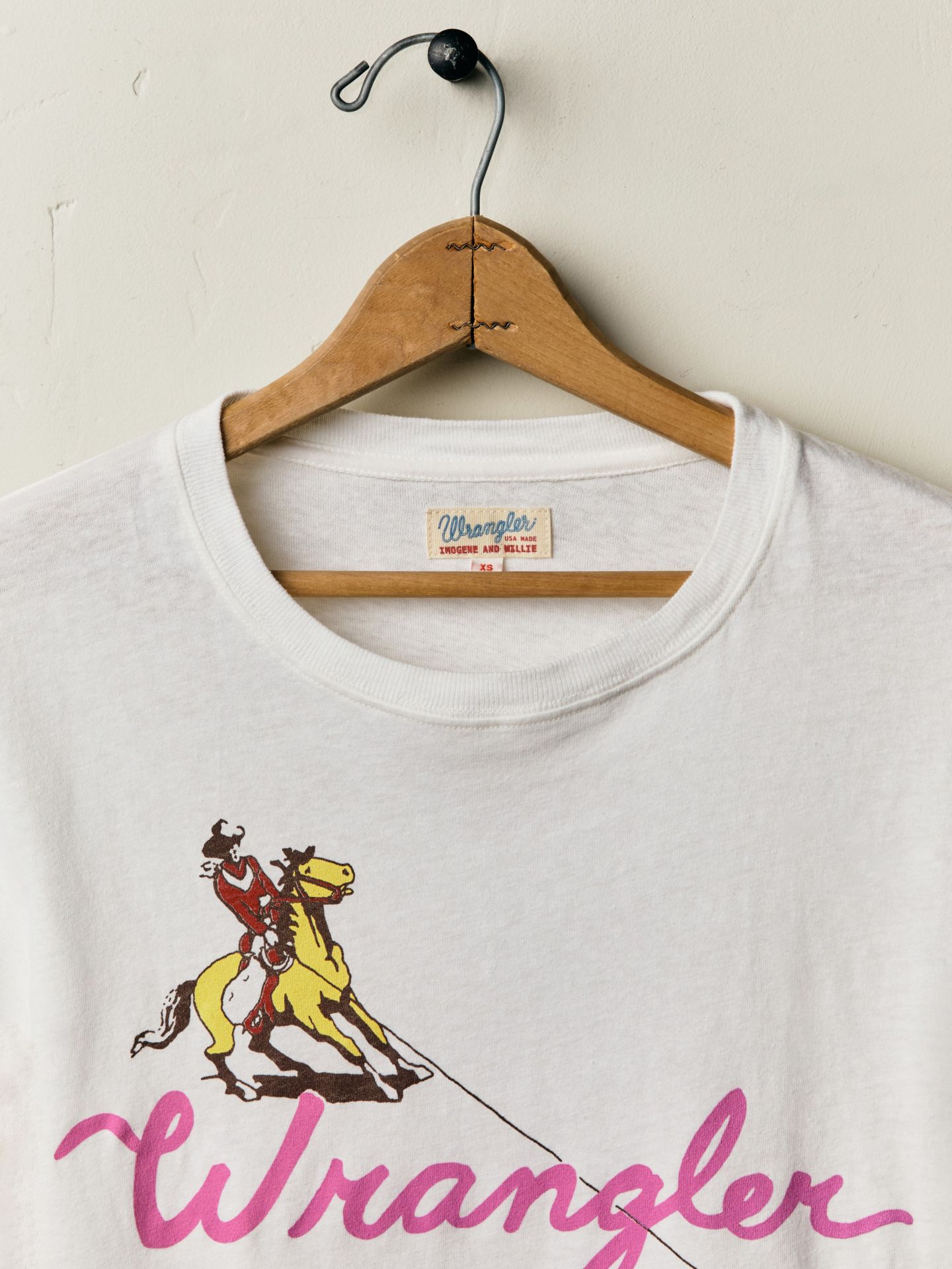 Женская футболка Wrangler x Imogene + Willie Round Up, цвет: Винтажный белый — фото 4