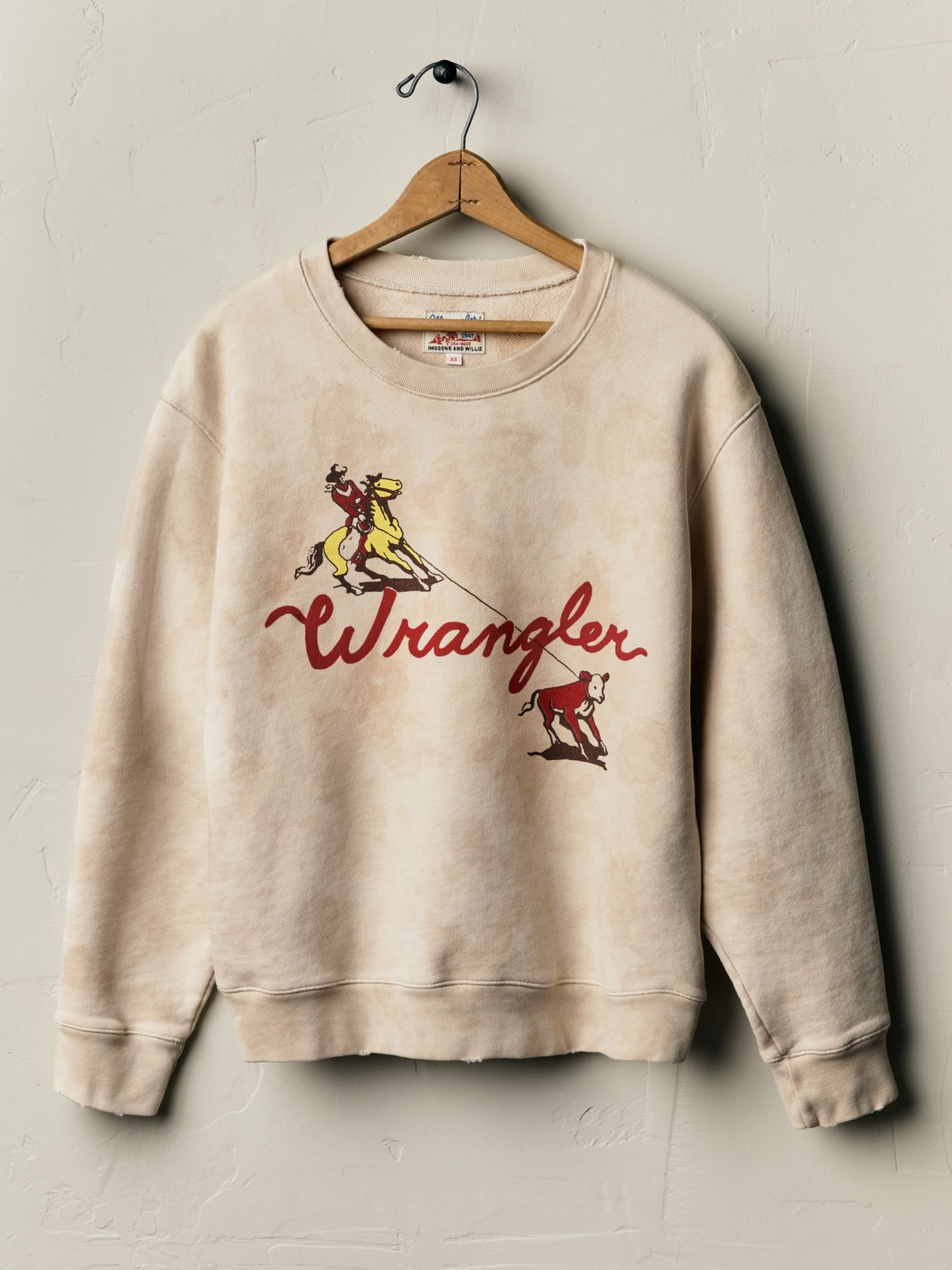 Мужская толстовка Wrangler x Imogene + Willie Round Up Crewneck, цвет: Варёный — фото 1