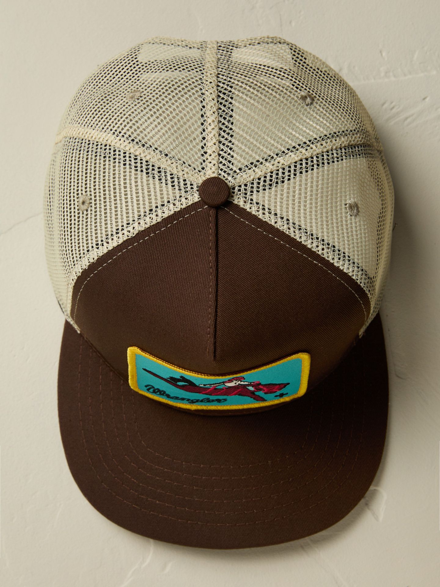 Мужская кепка Wrangler x Imogene + Willie Buckin Trucker, цвет: Коричневый — фото 3
