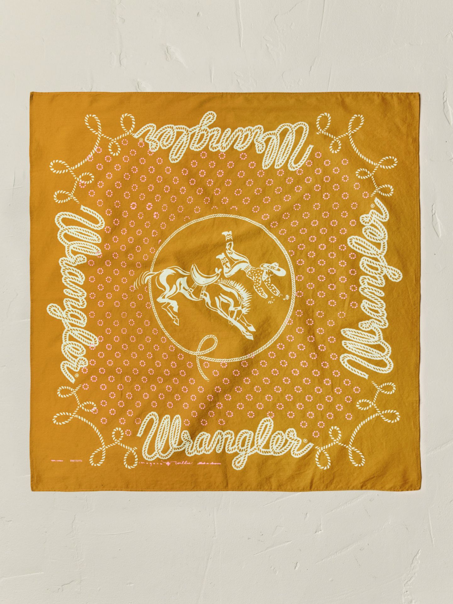 Мужские аксессуары Wrangler x Imogene + Willie Frontier Bandana, цвет: Золотой — фото 1