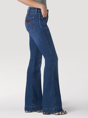 Bailey' Retro High Rise Trouser Jean by Wrangler