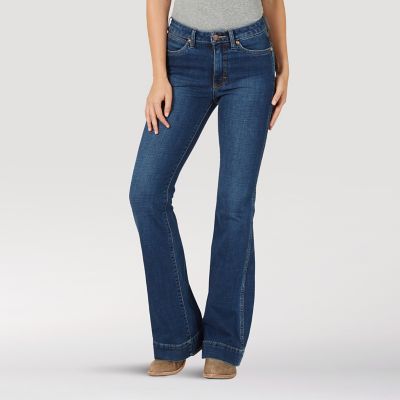 wrangler retro women's high rise vintage trouser jeans