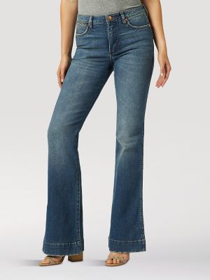 Women's Wrangler Retro® High Rise Trouser Jean Women's JEANS | Wrangler®