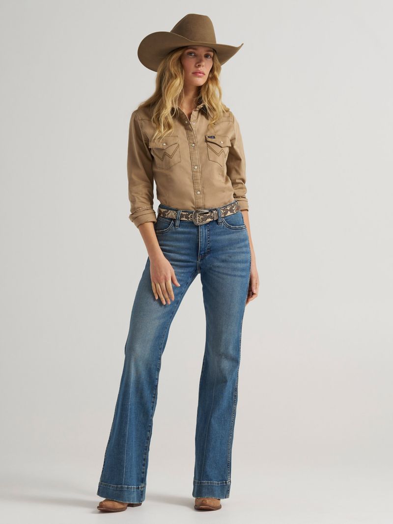 Women's Wrangler Retro Bailey High Rise Trouser Jean