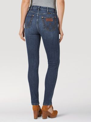 Vintage Wrangler Pants Womens 6 Blue Denim Jeans High Waisted 27 x 29 –  Proper Vintage