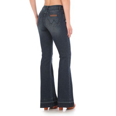 wrangler women's flare jeans