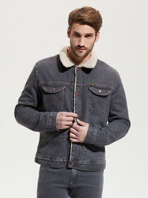 Wrangler ICONS™ 124MJ Men's Sherpa Denim Jacket | Jackets and Outerwear ...