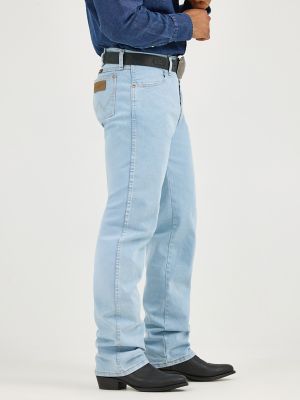 Wrangler® Cowboy Cut® Original Fit Active Flex Jeans in Bleach alternative view 3