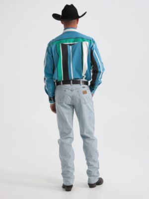 Wrangler&reg; Cowboy Cut&reg; Original Fit Active Flex Jeans in Bleach alternative view