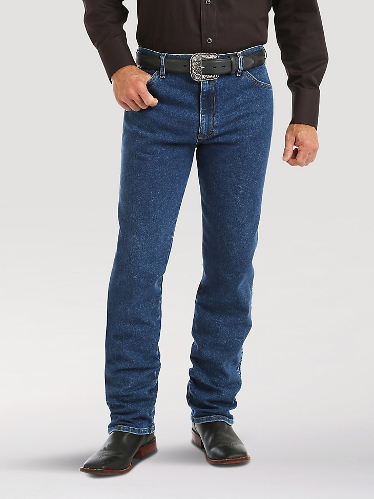 Wrangler® Cowboy Cut® Original Fit Active Flex Jeans in Stonewash main view