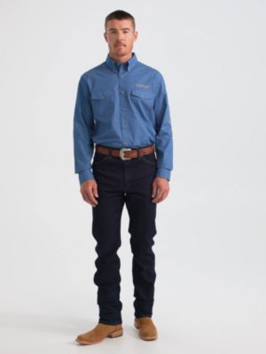 Wrangler&reg; Cowboy Cut&reg; Original Fit Active Flex Jeans in Prewashed Indigo alternative view