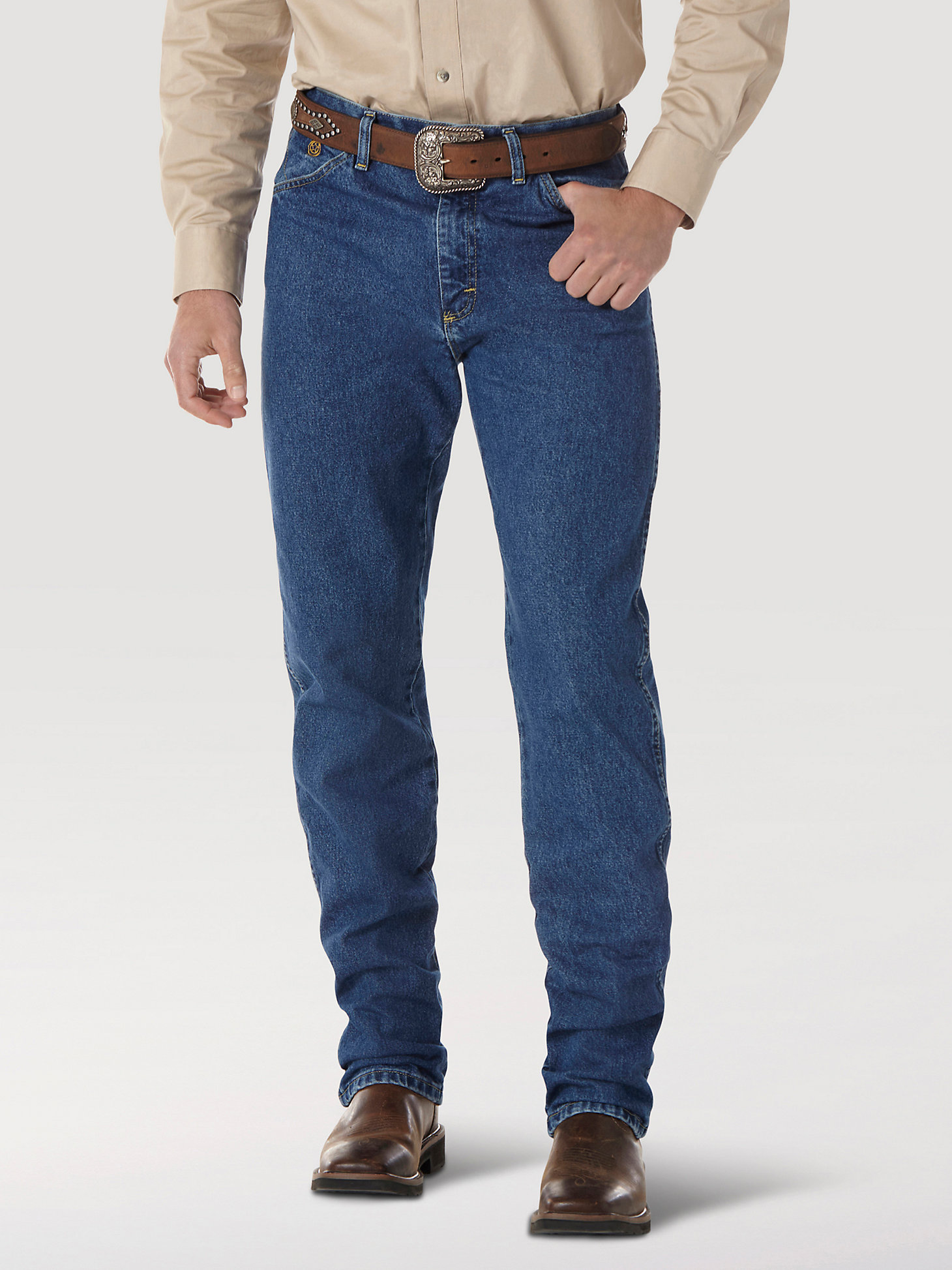 George Strait Cowboy Cut® Original Fit Jean in Heavyweight Stone Denim alternative view 3