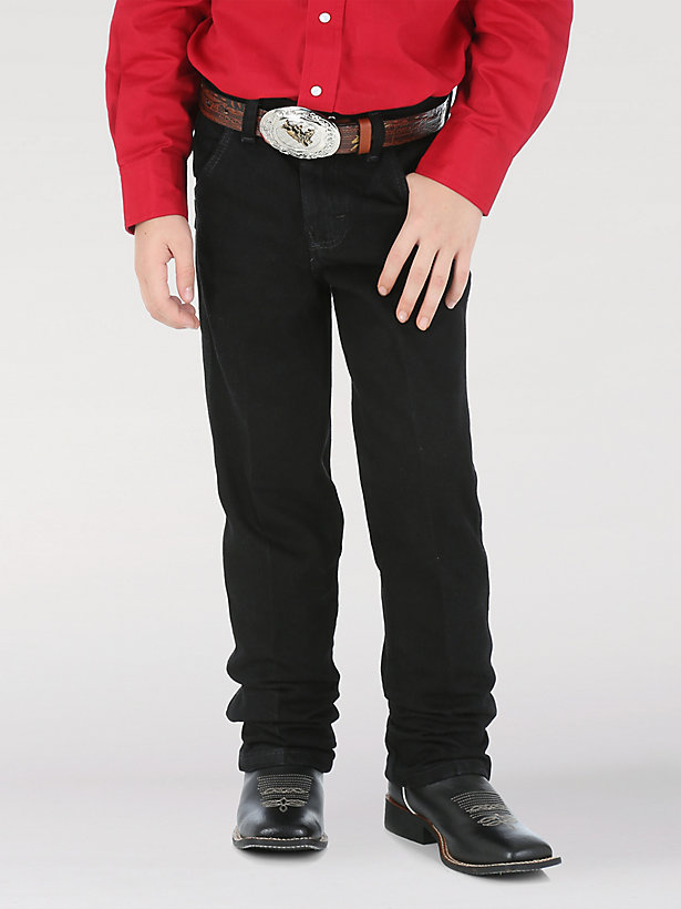 Boy's Wrangler® Cowboy Cut® Original Fit Jean (8-20) in Overdyed Black