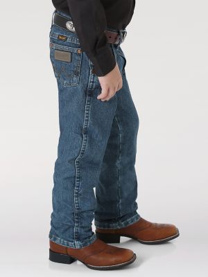 Boy's Wrangler® Cowboy Cut® Original Fit Jean (8-20) in Subtle Worn