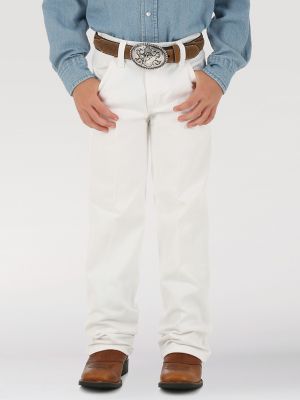 Arriba 57+ imagen white wrangler jeans youth